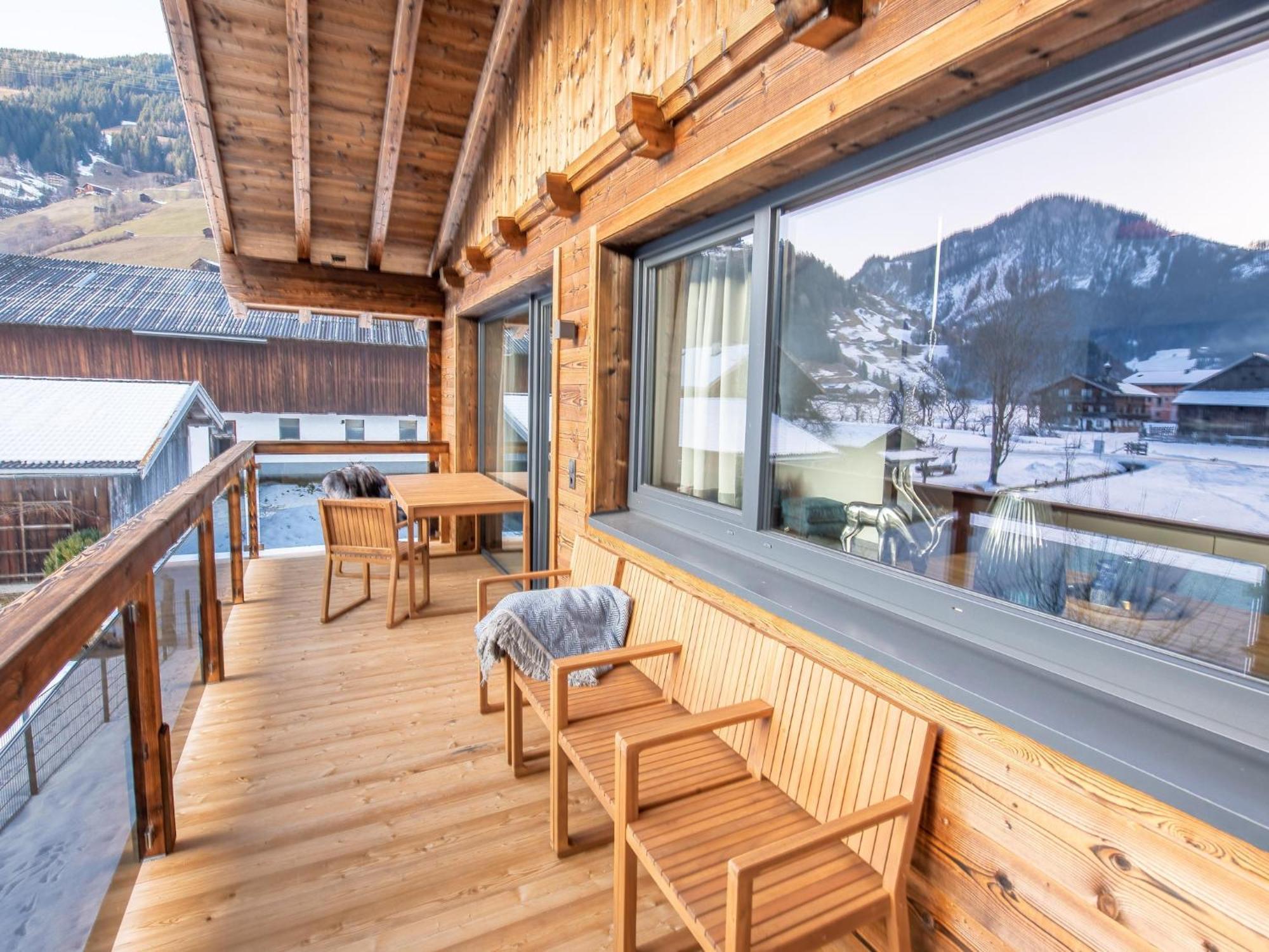Apartment in Wald im Pinzgau with terrace Exterior foto